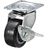 Casters - Light Load - Wheel Material: Urethane - Swivel with Stopper