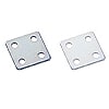 [Clean & Pack]5 Series (Slot Width 6 mm), Sheet Metal Plates for 20/25/40 Square Aluminum Extrusions, Square