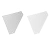 [Clean & Pack]8 Series (Slot Width 10 mm) - Sheet Metal Plates for 40, 80 Square Aluminum Extrusions, Corner Type