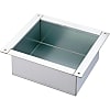 Uncoated Panel Box Type with 4 Handles Highly Corrosion-Resistant Hot-Dip Steel Plating / Stainless Steel