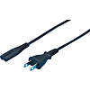 AC Cord, Fixed Length (PSE), With Both Ends, Cable Shape: Flat