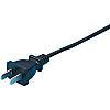 AC Cord, Fixed Length (CCC), Single-Side Cut-Off Plug, Cable Shape: Flat