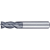 XAC series carbide square end mill, 4-flute / short model
