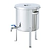 Stainless Steel General-Purpose Container With Ball Valve And Flat Steel Legs [STV-FL]
