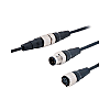 Oil-Resistant Connector XS5□R Fluororesin Cable