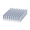 Heatsink LSI F Multipurpose, General-Purpose Aluminum Extrusion Type (With Clear Anodizing)