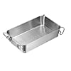 18-8 School Lunch Tray with Stopper, Portable Type