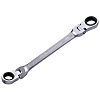 Ratchet Offset Wrench (Double-ended glasses, double-headed swing type)