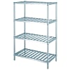 Stainless steel rack (slatted shelf type) 4 tiers RSN4 type SUS304