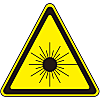 Laser warning label laser A (large)