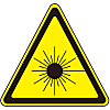 Laser warning label laser A (small)
