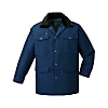 Cold-Condition Coat With Adjustable Collar (Navy/Green)