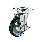 J-S Model Swivel Wheel Plate Type (With Stopper)