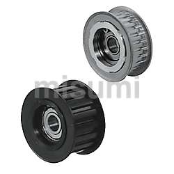 Flanged Idlers with Teeth / Center Bearing / S5M / S8M / S14M