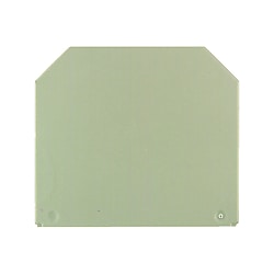 Abschlussplatte (Klemmen) , dunkelbeige 1050100000