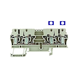 Durchgangs-Reihenklemme, Zugfederanschluss, 2.5 mm², 800 V, 24 A 1608610000