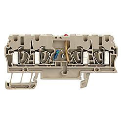 Durchgangs-Reihenklemme, Zugfederanschluss, 2.5 mm², 800 V, 24 A 1692600000