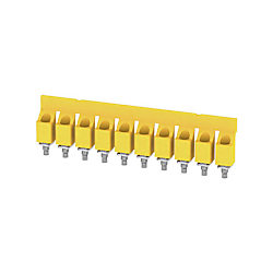 Querverbinder (Klemmen) , geschraubt, Raster in mm: 11.90, Isoliert, gelb 1053360000