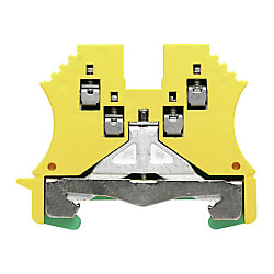 Schutzleiter-Reihenklemme, Schraubanschluss, Anzahl der Etagen: 1, grün / gelb 1016500000