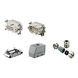 RockStar HDC - Kits-Schwere Steckverbinder, Kit, HE, Push In, Aluminiumdruckguss 1061730000