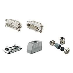 RockStar HDC - Kits-Schwere Steckverbinder, Kit, HE, Push In, Aluminiumdruckguss 1061750000