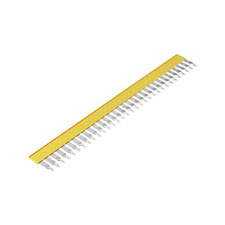 Querverbinder (Klemmen) , gesteckt, Raster in mm: 8.10, Isoliert, 41 A, gelb 1733640000
