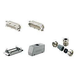 RockStar HDC - Kits-Schwere Steckverbinder, Kit, HE, Push In, Aluminiumdruckguss 1061700000