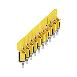 Querverbinder (Klemmen) , geschraubt, Raster in mm: 16.00, Isoliert, gelb 1053160000