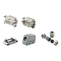 RockStar HDC - Kits-Schwere Steckverbinder, Kit, HE, Push In, Aluminiumdruckguss 1027670000