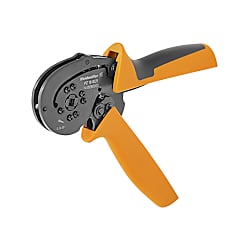 Crimpwerkzeug, Aderendhülsen mit / ohne Kunststoffkragen, Vierkantcrimp 1445080000