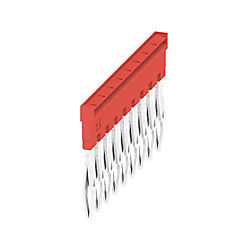 Querverbinder (Klemmen) , gesteckt, Raster in mm: 5.10, Isoliert, 24 A, weiß 2108900000