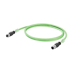 Datenleitung (konfektioniert) Kupfer, M12 / M12 1059330015
