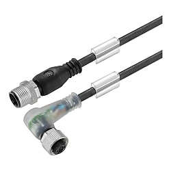 Sensor-Aktor-Leitung (konfektioniert) , Verbindungsleitung, M12 / M12 1020931000