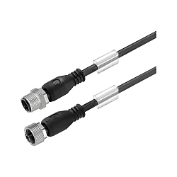 Sensor-Aktor-Leitung (konfektioniert) , Verbindungsleitung, M12 / M12 1021740150