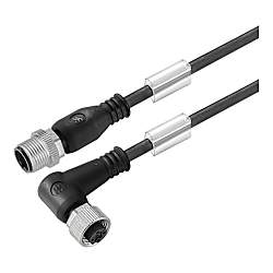Sensor-Aktor-Leitung (konfektioniert) , Verbindungsleitung, M12 / M12 9457310400