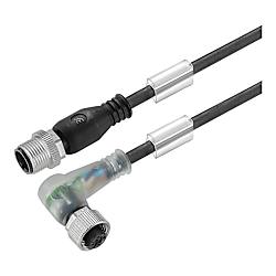 Sensor-Aktor-Leitung (konfektioniert) , Verbindungsleitung, M12 / M12 9457750500
