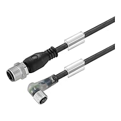 Sensor-Aktor-Leitung (konfektioniert) , Verbindungsleitung, M12 / M8 9457760300