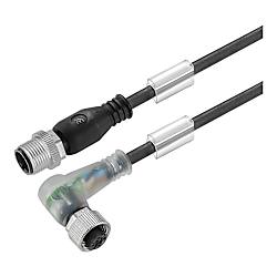 Sensor-Aktor-Leitung (konfektioniert) , Verbindungsleitung, M12 / M12 9457790300