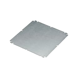 Montageplatte (Gehäuse) , Montageplatte, Stahlblech, verzink, silber 9502920000