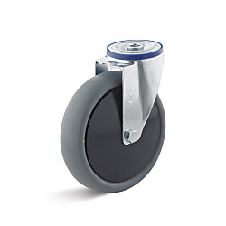 Swivel Castors with bolt hole attachment, thermoplastic wheel