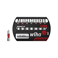 Wiha Bit Set BitBuddy® TY-Bit 29 mm Phillips, Pozidriv, TORX® 8-tlg, 1/4" C6,3