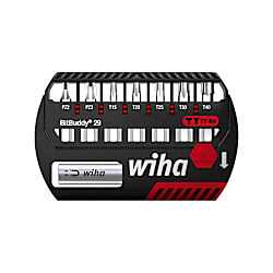 Wiha Bit Set BitBuddy® TY-Bit 29 mm Pozidriv, TORX®, 1/4" C6,3