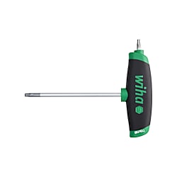 Wiha Stiftschlüssel mit Quergriff ComfortGrip TORX® mit Seitenabtrieb mattverchromt 45449