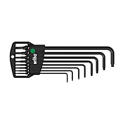 Wiha Stiftschlüssel Set im Classic Halter TORX® Kugelkopf, schwarzoxidiert 32394