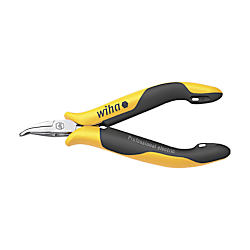 Wiha Flachrundzange Professional ESD gebogene Form, ca. 45°