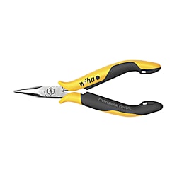 Wiha Flachrundzange Professional ESD gerade Form