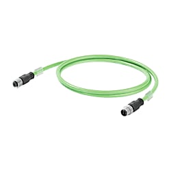 Câble de données en cuivre (assemblé), M12 / M12 1025950073