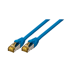Câble de brassage UltraFlex Cat.6A S / FTP LSOH - bleu 1862-100R-UF