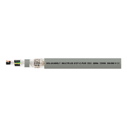 Câble pour chaîne porte-câbles PUR, TMPU blindé résistant aux UV sans halogène MULTIFLEX 512 C PUR 22607/1000