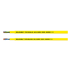 Câble de commande PUR, TMPU résistant aux UV PUR GELB JZ 22214/1000